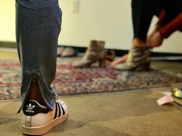 Behind-the-Scenes at our "Happy Feet" Photo Shoot