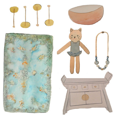 A deluxe nursery starts with a beautiful rug