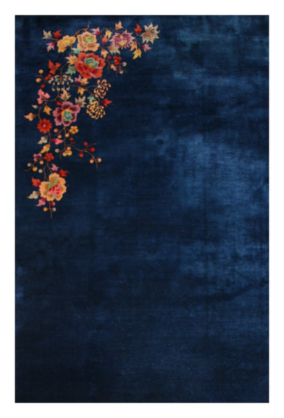 Antique Chinese Art  Deco Rug