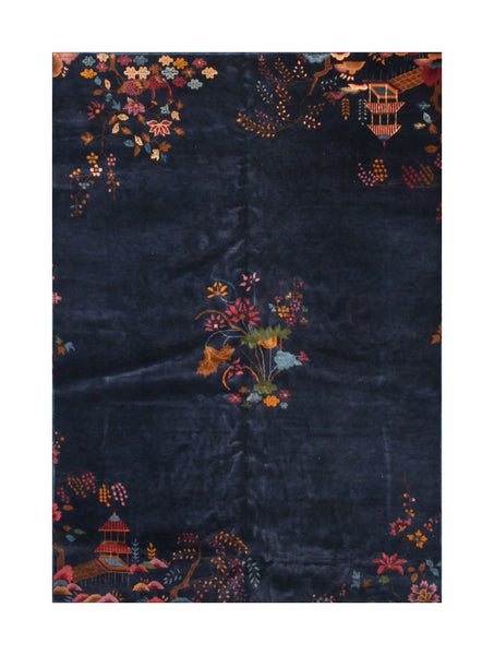 Large Antique Chinese Art Deco