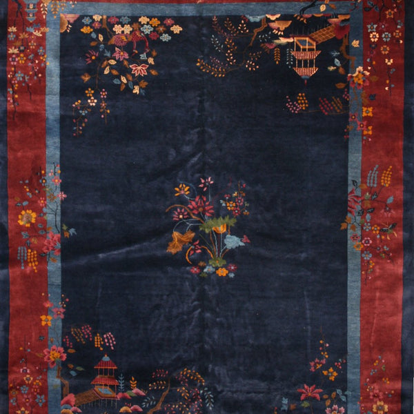 Large Antique Chinese Art Deco