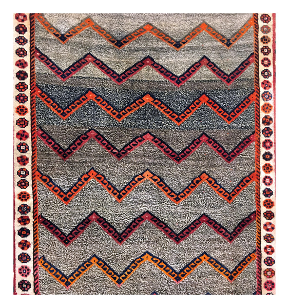 Persian Gabbeh with Modern Geometric Pattern