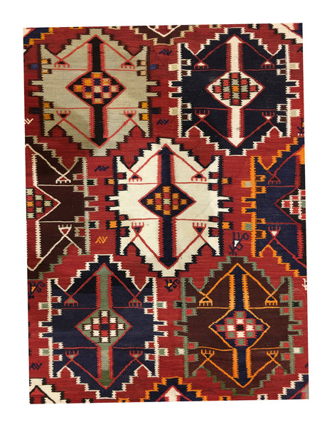 Large Persian Shirvan Kilim