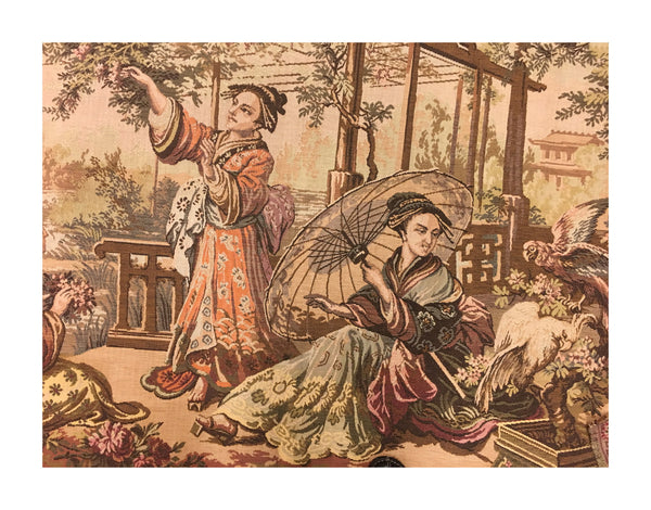 Vintage Pictorial Tapestry