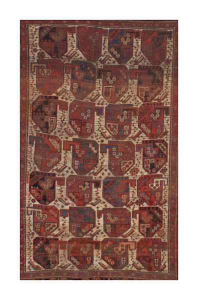 Antique Khamseh "Bird" Rug