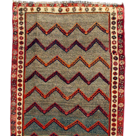 Persian Gabbeh with Modern Geometric Pattern